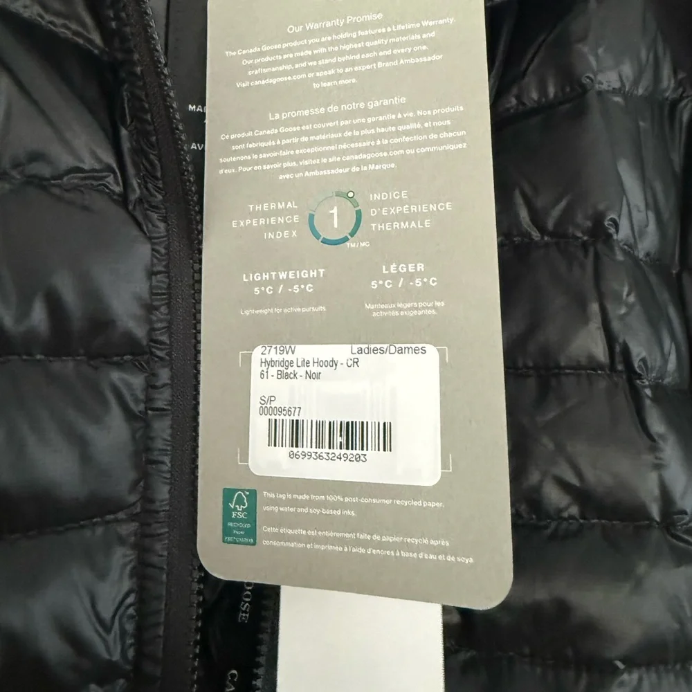 Canada Goose HyBridge® Lite Jacket NWT Small Black - Picture 9 of 12